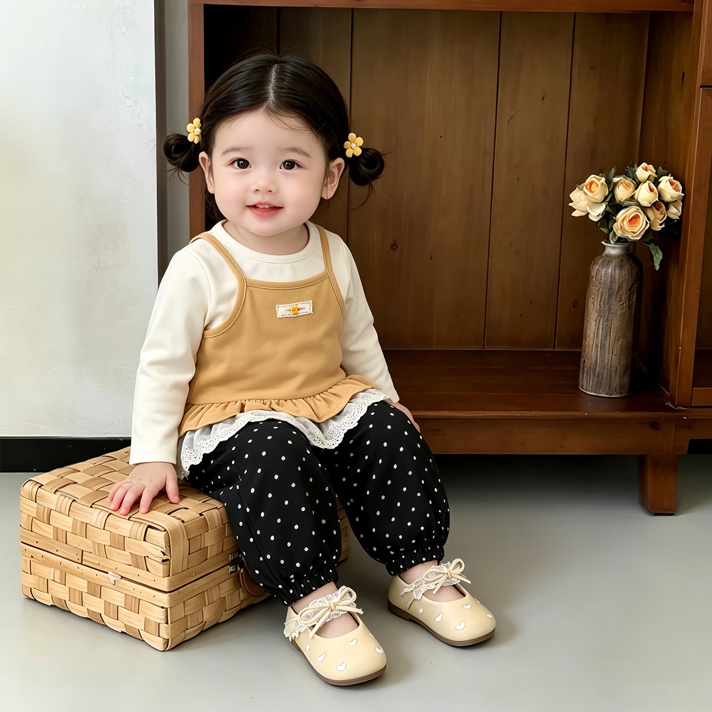 蕾絲真兩件上衣